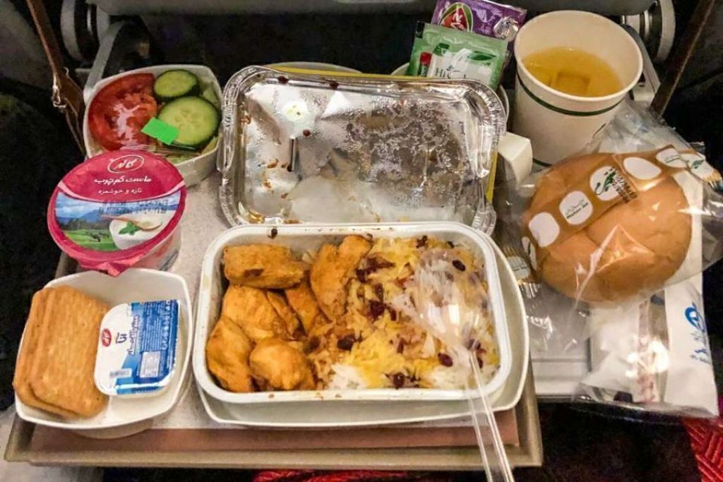 درخواست منوی غذای هواپیمایی سلام ایر عمان